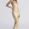De OG Gold Bandage Maxi Jurk
