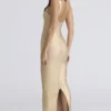 De OG Gold Bandage Maxi Jurk