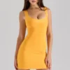 De OG Orange Sherbet Mini Bandage Jurk