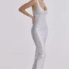 De OG Silver Bandage Maxi Jurk – Limited Edition