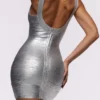 De OG Silver Bandage Mini Jurk – Limited Edition
