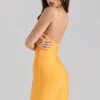 De Supermodel Orange Sherbet Mini Bandage Jurk