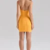 De Supermodel Orange Sherbet Mini Bandage Jurk