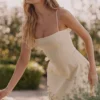 Dolly Lemon Stretch Katoen A-lijn Midi Zomerjurk