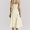 Dolly Lemon Stretch Katoen A-lijn Midi Zomerjurk