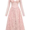 Duchess Ballerina roze kanten Korsetten, Rokken en Bolero’s