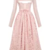 Duchess Ballerina roze kanten Korsetten, Rokken en Bolero’s