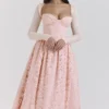 Duchess Ballerina roze kanten Korsetten, Rokken en Bolero’s