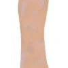 Dyana Shimmer Cafe Au Lait schuin gesneden maxi-rok