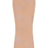 Dyana Shimmer Cafe Au Lait schuin gesneden maxi-rok