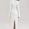 Eden witte maxi-rok van katoenen twill