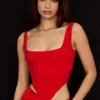 Edetta Scarlet Mesh-korsetten