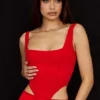 Edetta Scarlet Mesh-korsetten