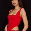 Edetta Scarlet Mesh-korsetten