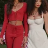 Elia witte midi-zomerjurk met broderie anglaise