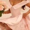 Elida Ballerina Roze Off-Shoulder Minijurk