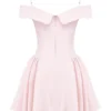 Elida Ballerina Roze Off-Shoulder Minijurk