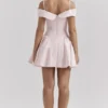 Elida Ballerina Roze Off-Shoulder Minijurk