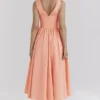 Emmelina Sorbet katoenen korset-Zomerjurk
