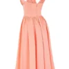 Emmelina Sorbet katoenen korset-Zomerjurk