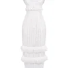 Eve witte maxi-jurk met broderie