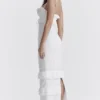 Eve witte maxi-jurk met broderie
