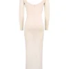 Everly Blush Mesh Maxi-jurk met Body’s