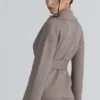 Fallon Taupe wollen jassen