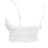Federica witte bralette met broderie anglaise als top