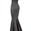 Fleur Shadow satijnen strapless avondjurk