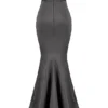 Fleur Shadow satijnen strapless avondjurk