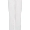 Frankie witte broek met broderie anglaise