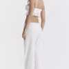 Frankie witte broek met broderie anglaise