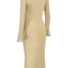 Giovanna Maxi-jurk met bloemenkant