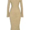 Giovanna Maxi-jurk met bloemenkant