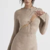 Giovanna Maxi-jurk met bloemenkant