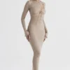 Giovanna Maxi-jurk met bloemenkant