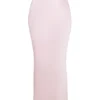 Giuliana Ballerina roze satijnen maxi-rok