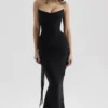Hallie Zwart Strapless Korsetten met Sjaal
