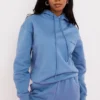 Halo Azure katoenen fleece-rug oversized Hoodie