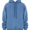 Halo Azure katoenen fleece-rug oversized Hoodie
