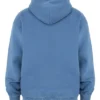 Halo Azure katoenen fleece-rug oversized Hoodie