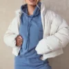 Halo Azure katoenen fleece-rug oversized Hoodie