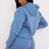 Halo Azure katoenen fleece-rug oversized Hoodie