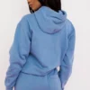 Halo Azure katoenen fleece-rug oversized Hoodie
