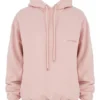 Halo Blush katoenen Hoodie met fleece binnenkant