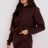 Halo Chocolate katoenen fleece-back oversized Hoodie