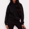 Halo Ink katoenen Hoodie met fleece binnenkant