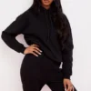 Halo Ink katoenen Hoodie met fleece binnenkant
