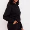 Halo Ink katoenen Hoodie met fleece binnenkant